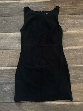 Banana Republic Black Sleeveless Mini Sheath Dress